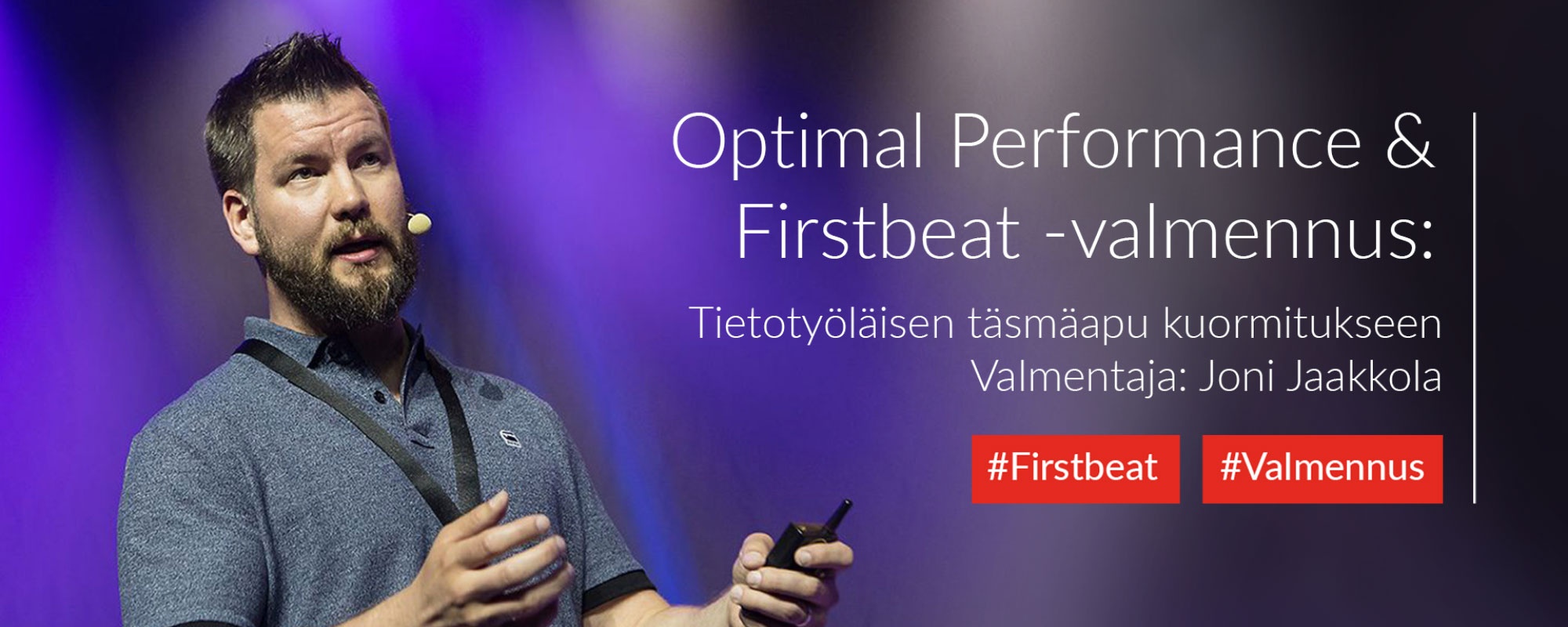 Optimal Performance Firstbeat -valmennus